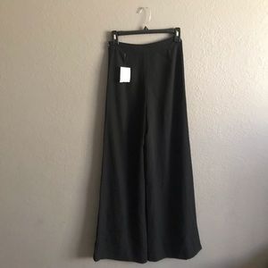 FOREVER 21 BLACK WIDE LEG PANTS